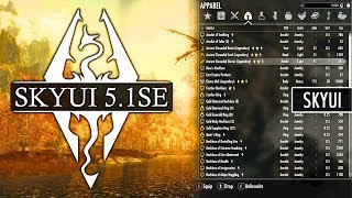 Skyrim SE  SkyUI 51 Special Edition RELEASED amp More SKSE64 Mods [upl. by Saqaw]