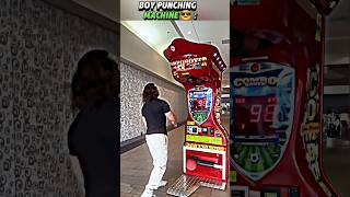 Boy VS Girl Punching Machine☠️shorts trending edit [upl. by Hoebart]