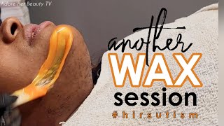 Back With Another Hirsutism Wax Session AhbolishWaxBrand Abrogate [upl. by Rettig]