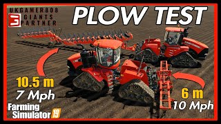 PLOW TEST IS FASTER BETTER fs19 farming simulator 19 fs19modsreview [upl. by Durante]