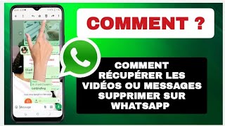 Comment récupérer les anciens messages supprimés de WhatsApp 2023  Restaurer le chat WhatsApp [upl. by Aneert]