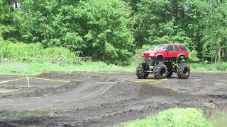 Perkins Spring Mud Bog  Dan Perkins In Pit Boss Mega Truck [upl. by Holland]