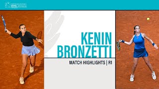 Sofia Kenin  Lucia Bronzetti  ROME R128  Match Highlights IBI24 [upl. by Daveda573]