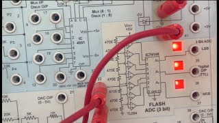 Online Electronics Laboratory  Flash AD Converter 3bit [upl. by Schmitz673]