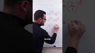 ➗¡Aprende a calcular fracciones con exponentes negativos en minutos ⚡ [upl. by Rella]