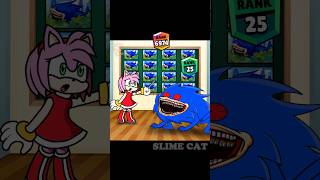 Amy help Shin Sonic Tapes rank up trend shinsonic animation [upl. by Naaitsirhc]