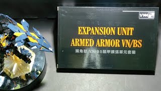 UNBOXING EXPANSION UNITOPTIONAL PART ARMED ARMOR VNBS for RG BANSHEE NORN by Effect Wings [upl. by Inafets909]