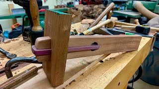 I Bet You Have Never Seen This Joint Before Double Sprung Notched Keyed Through Tenon [upl. by Lacagnia]