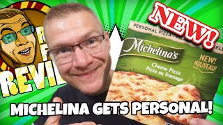 NEW MICHELINAS PERSONAL SIZE CHEESE PIZZA TASTE AND REVIEW [upl. by Vaenfila]