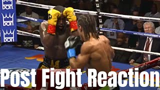 Adrien Broner Vs Blair Cobbs Post Fight Reaction [upl. by Bahner]