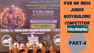 IBBF MR INDIA JUNIOR BODYBUILDING COMPETITION 2022  55KG60KG65KG CATEGORY [upl. by Anaillil]