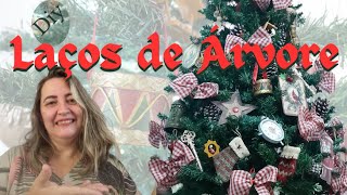 DIY Laços de Natal Fáceis e Elegantes para Sua Árvore [upl. by Ednalrim883]