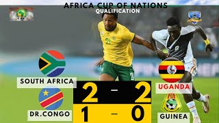 South Africa 22 Uganda  DR Congo 10 Guinea AFCON Qualification  Live Watchalong [upl. by Penny]