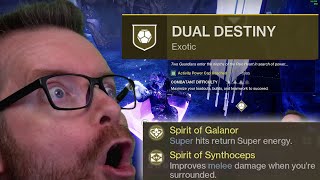 Dual Destiny BLIND for Double Perk Exotics Figured It Out First Try  Destiny 2 [upl. by Liryc769]