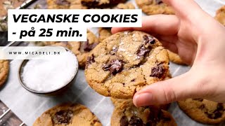 Veganske Cookies – Nem opskrift på klassiske cookies uden æg [upl. by Acissev]