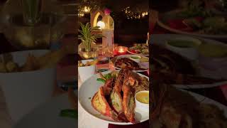 📍 CARAVELA BEACH RESORT When in Goa do not miss out on indulging in seafood 😍😍seafood goa [upl. by Aroel]