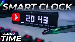 LaMetric Time Smart WiFi Clock Unboxing [upl. by Zoi]