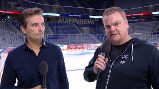 Coaches Corner vor dem Spiel gegen die Nürnberg Ice Tigers [upl. by Whitcher]