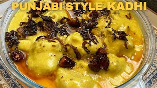 Punjabi Kadhi Pakora Recipe  How to make Kadhi Pakora [upl. by Llertnor]