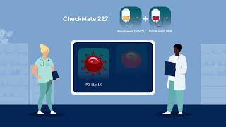 Cancer Immunotherapy with Nivolumab Plus Ipilimumab Vs Chemotherapy Insights from CheckMate 227 [upl. by Henriette]