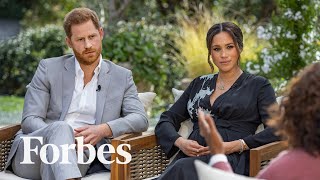 The Numbers Behind Oprah’s Meghan Markle And Prince Harry Interview  Forbes [upl. by Levina95]