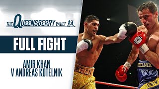 AMIR KHAN WINS HIS FIRST EVER WORLD TITLE  KHAN V KOTELNIK Full Fight  THE QUEENSBERRY VAULT [upl. by Atrebor]