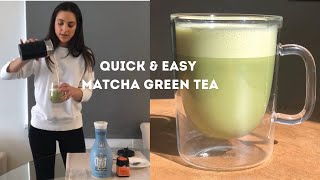 How To Make A Matcha Latte At Home  My Easy 2 minute Matcha Recipe [upl. by Mouldon515]