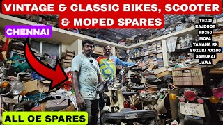 VINTAGE amp CLASSIC BIKES SCOOTER amp MOPED OE SPARES SERVICESALES amp RESTORATION CHENNAI ARK Diaries [upl. by Surovy809]