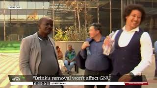 Brinks removal as Tshwane mayor wont affect GNU Professor Dirk Kotzé [upl. by Llerahs]