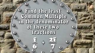 Adding and Subtracting with Unlike Denominators by Shmoop [upl. by Haran]