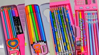 Filling perfect pencil case best pencil holders in this universe 🤩 backtoschool schoolsupplies [upl. by Aneerahs]