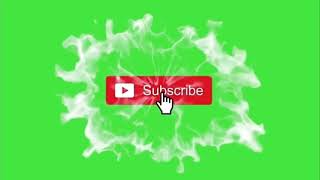 No copy right green screen subscribe button and bell icon greenscreen subscribe [upl. by Allbee]