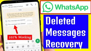 How to Recover Whatsapp Deleted Messages  Whatsapp deleted messages recovery app [upl. by Lennard685]