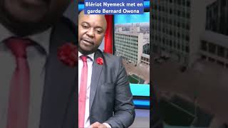 Blériot Nyemeck met en garde Bernard Owona parfaitayissi blériotnyemeck espaceminé [upl. by Myranda]