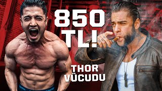 THOR VÜCUDU 850 LİRA BOB GYMDE KOL ANTRENMANI BİCEPS [upl. by Clair287]