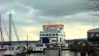 MV Wight Light departing from Lymington [upl. by Nonad119]