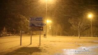 Blizzard in Slovenia [upl. by Eneres]