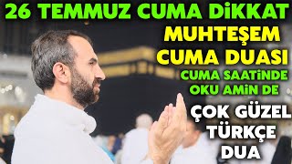 Cuma Saati Bu Duaya Dikkat Sadece amin deKalbinden ne geçiyorsa kabul olur inşallahSübhanallah [upl. by Cacka794]