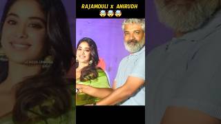 🤩 Anirud And Rajamouli  anirud Ravichandran [upl. by Ytsirk256]