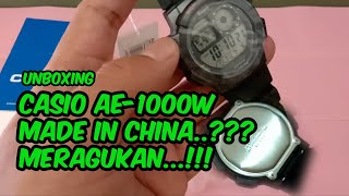 REVIEW dan UNBOXING Jam Tangan CASIO AE1000W [upl. by Ahsiekin]