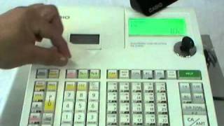 Casio SES300 how to do a basic transaction [upl. by Arahahs618]