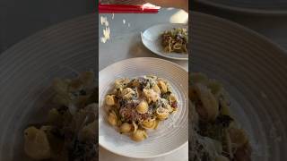 Simple delicious orecchiette with sausage and broccoli rabe [upl. by Ola]