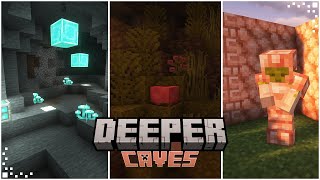 Deeper Caves Minecraft Mod Showcase  Cave Expansion New Blocks amp More  Forge 1192  1201 [upl. by Margot216]