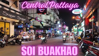 4K Central Pattaya Night Walk Soi Buakhao Candid Walks October 2024 Pattaya Thailand [upl. by Ballinger]