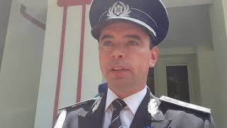 Bogdan Despescu seful Politiei Romana la Scoala de Politie Campina [upl. by Nosyaj]