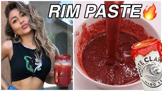 How to make Chamoy Rim Paste Watermelon Mango  YesHipolito [upl. by Nonregla]