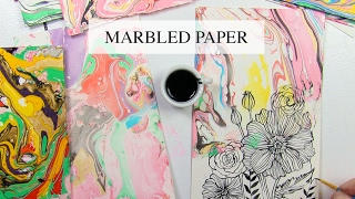 marbled paper [upl. by Arocahs]