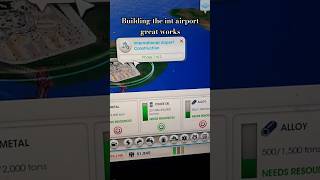 Building the int airport in Simcity 5 Simcity [upl. by Haroppizt]