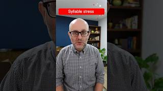 Which syllable is stressed  Part 1 ESL LearnEnglish Pronunciation SyllableStress SpeakEnglish [upl. by Schinica]