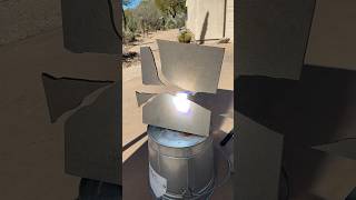 Solar Death Ray vs ceramic tile and granite physics experiment geology [upl. by Ldnek]